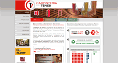 Desktop Screenshot of carpinteriadeltenes.com